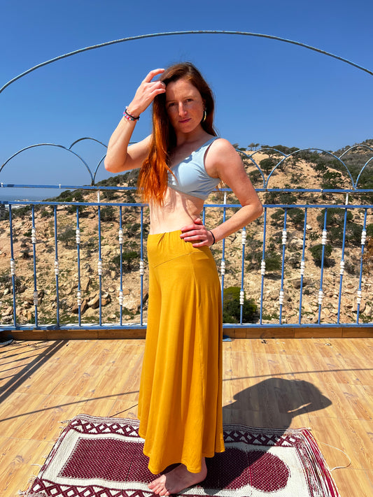 Pantalón flow Curry △