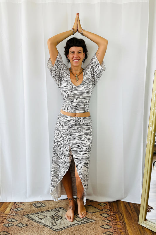 Camiseta kimono✨ cebra