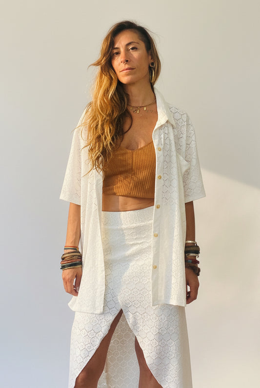 Camisa Kimono Mediterránea