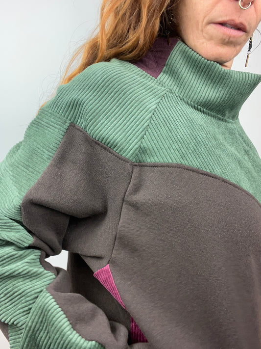 Sudadera Pana Verde caqui Talla L