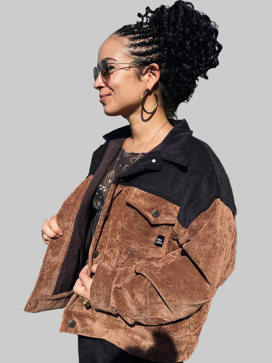 Chaqueta Pana marrón