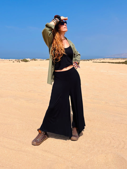Pantalón flow• Negro