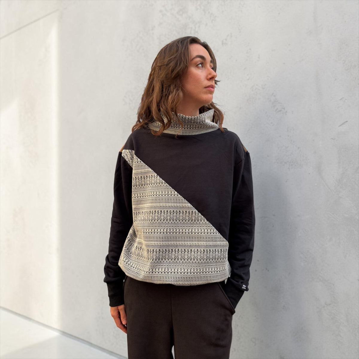 Sudadera Reversible upcycling