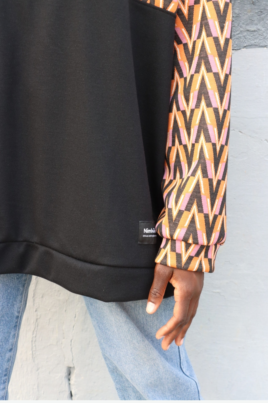 Sudadera Black/Chevrón II