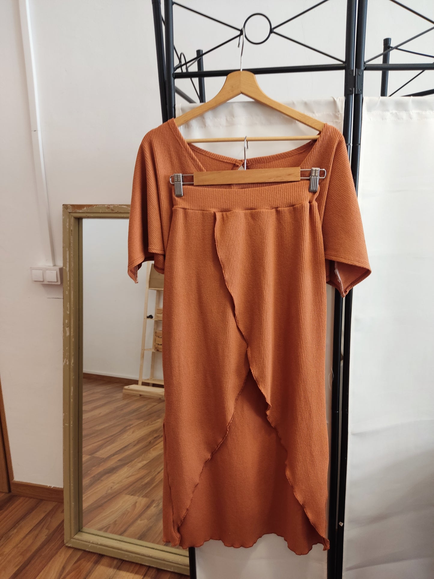 Falda gypsy color tierra