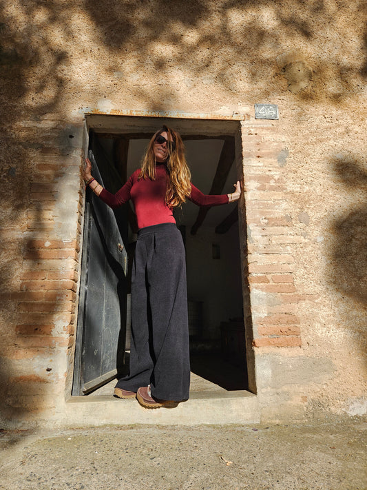 Pantalón de pana negro