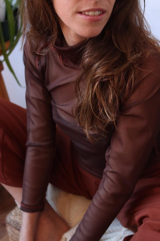 Camiseta de tul Brown - Nimbüka