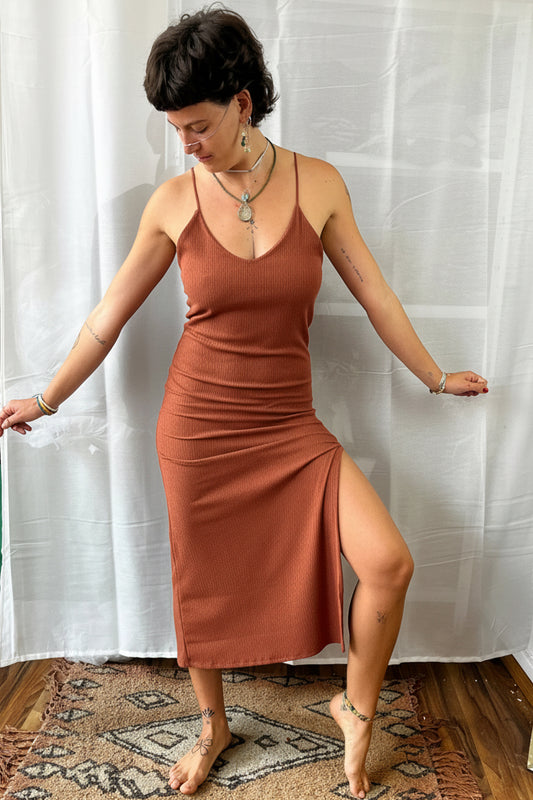 Vestido terracota