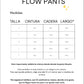 Pantalón flow• Berenjena