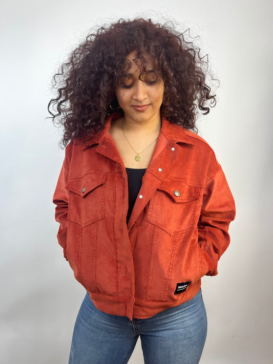 Chaqueta terracota micropana (customizable)