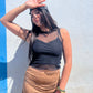 Camiseta semi transparente