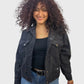 Chaqueta negra pana (customizable)