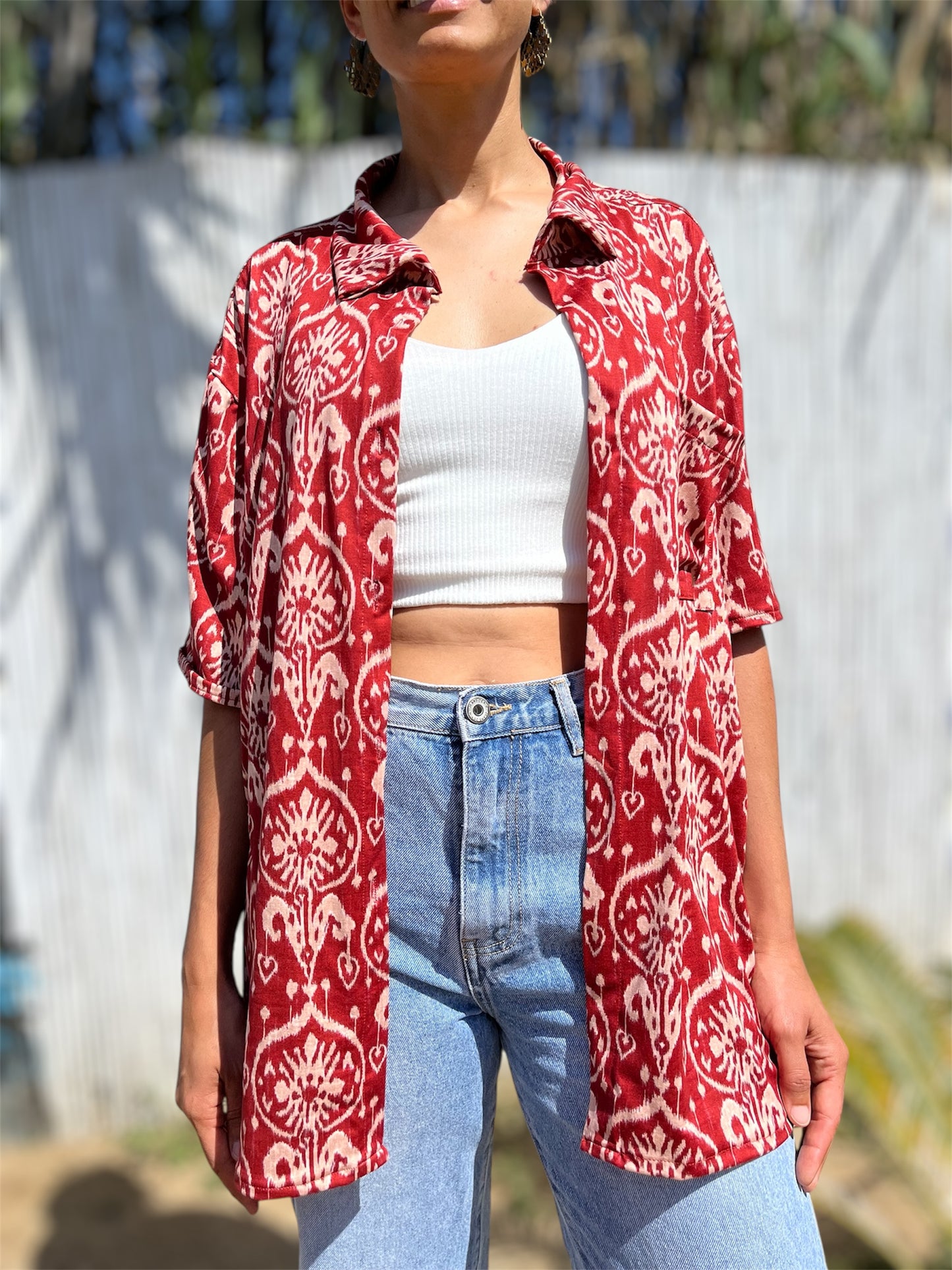 Camisa etnic red