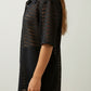 Camisa Kimono Negra Calada