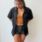 Camisa Kimono Negra Calada
