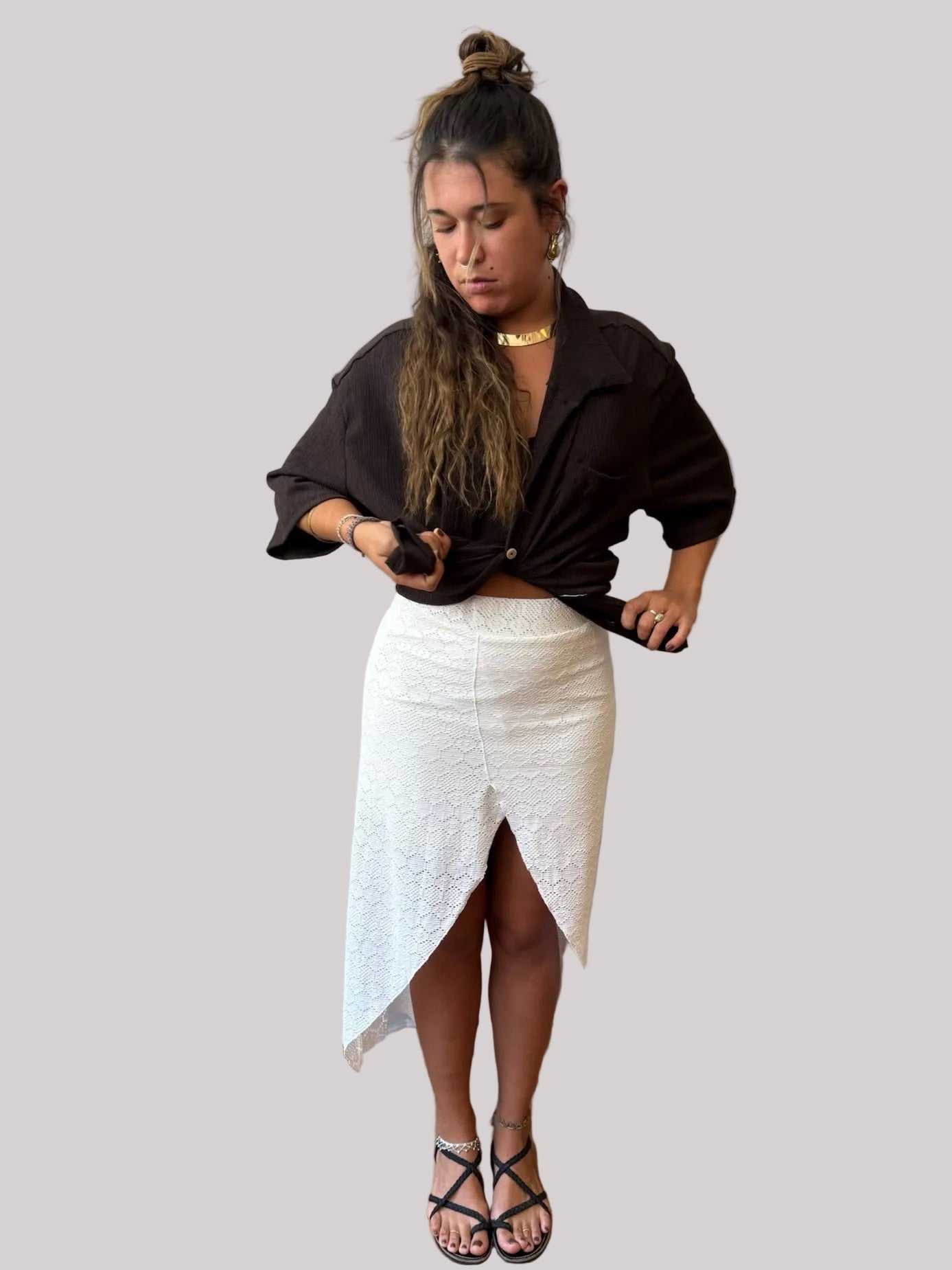 Camisa Kimono Moka
