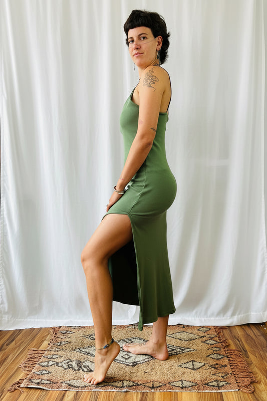 Vestido caqui ✨