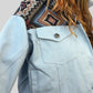 Chaqueta tejana clara/ etnica