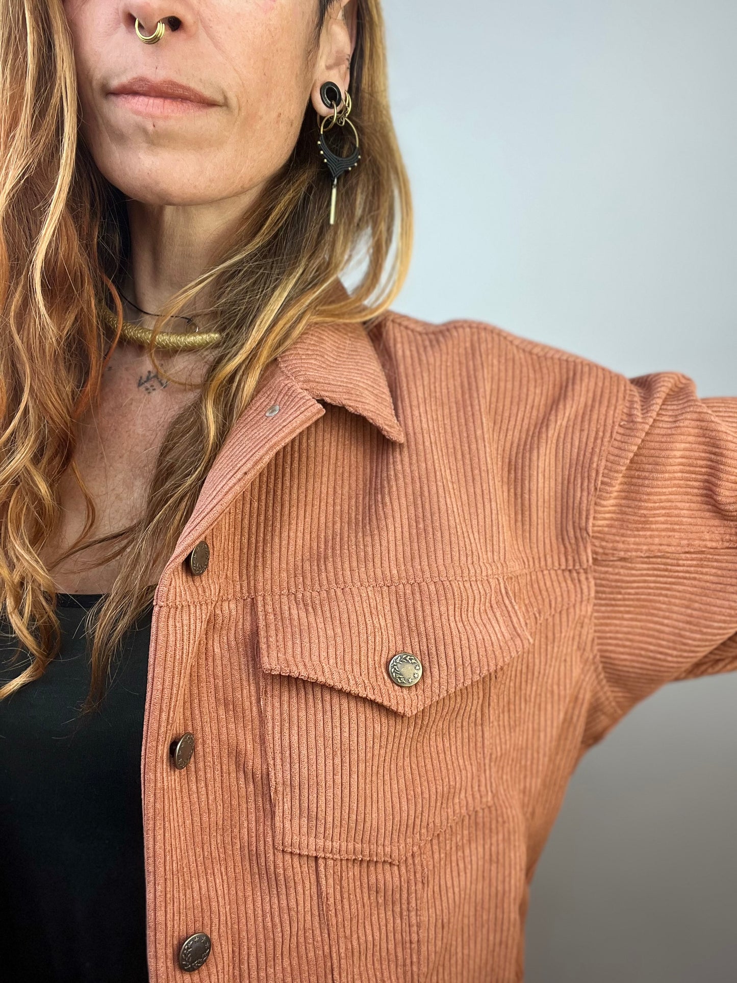 Chaqueta tierra pana (customizable)