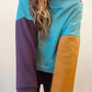 Jersey turquesa/lila/tierra