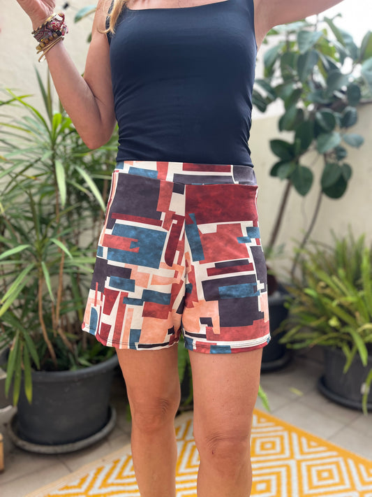 Magic pant Corto tierras y azules