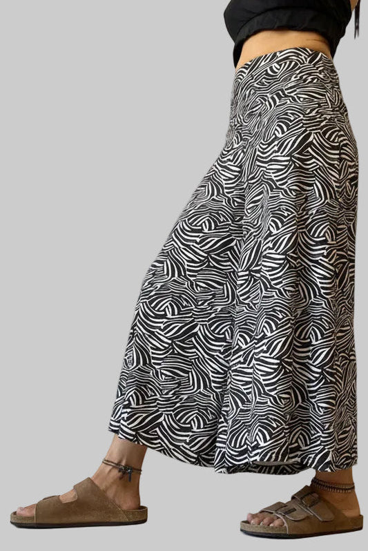 Pantalón flow• cebra