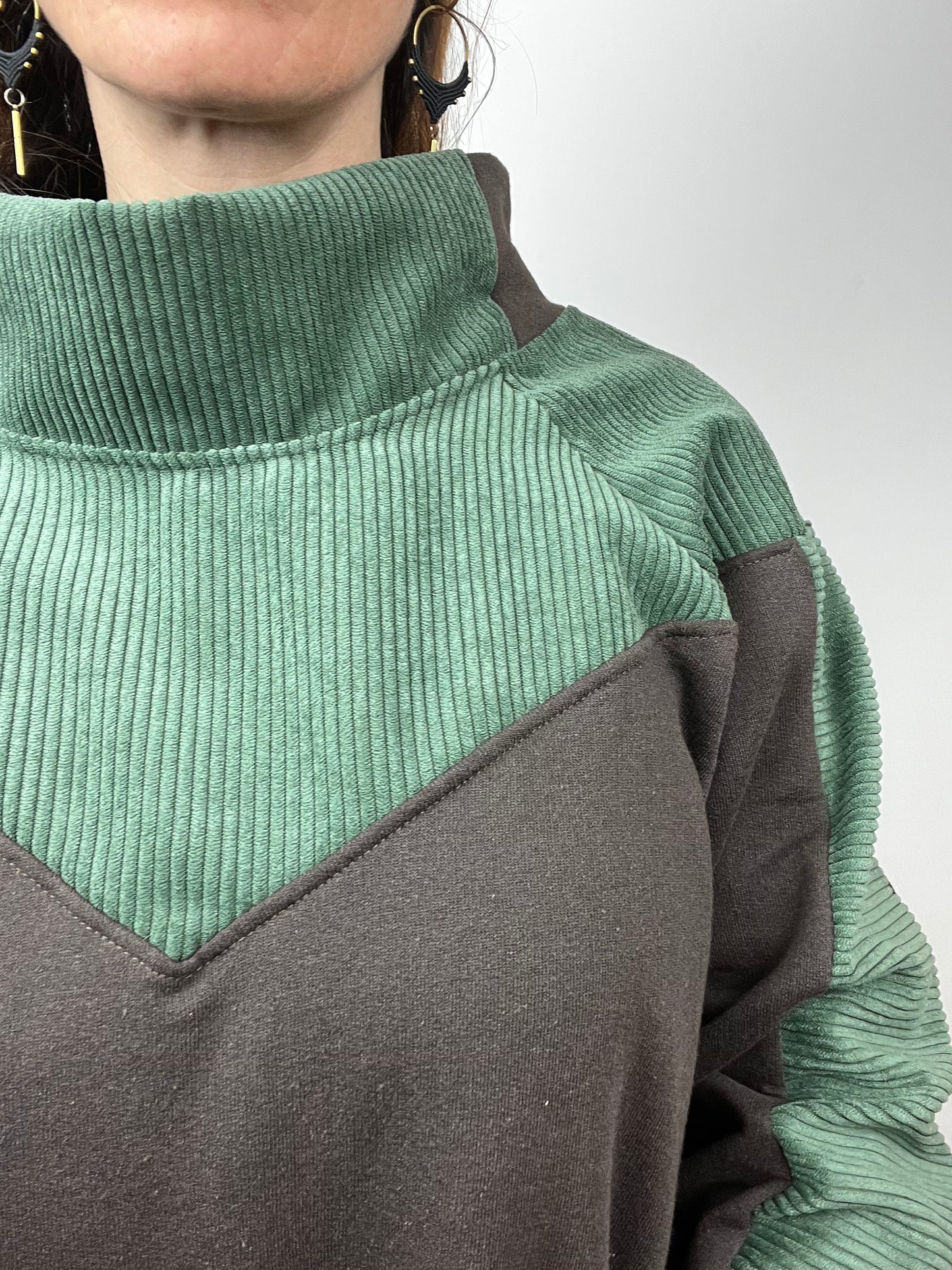 Sudadera Pana Verde caqui Talla L