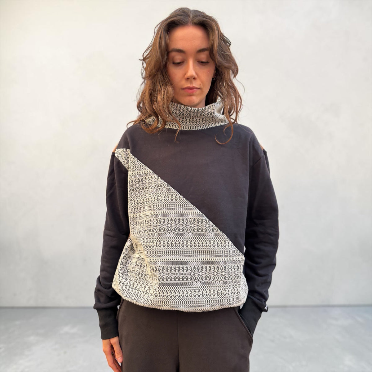 Sudadera Reversible upcycling