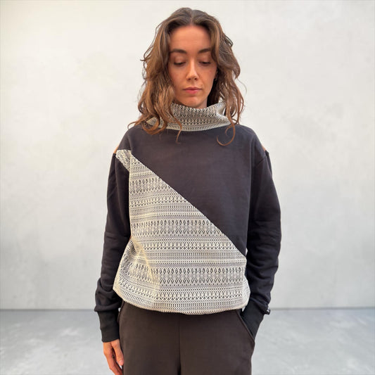 Sudadera Reversible upcycling