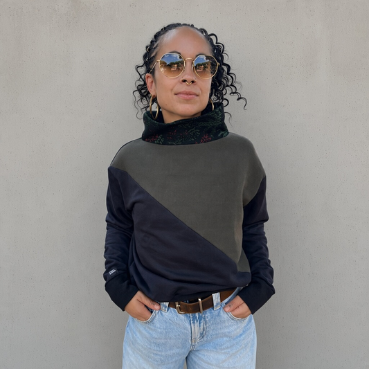 Sudadera Reversible upcycling 2