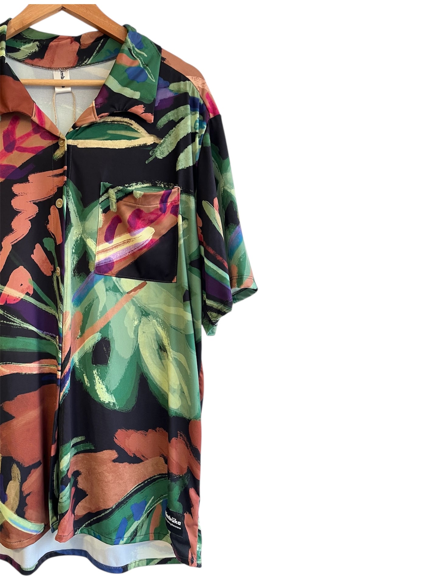 Camisa tropic green