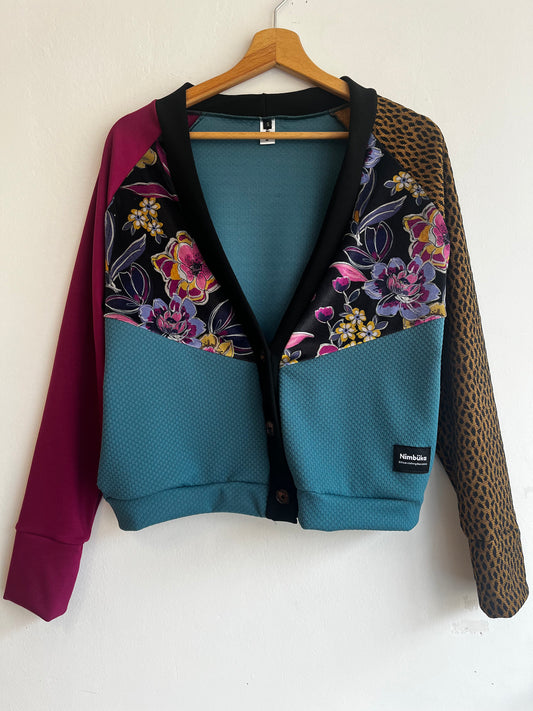 Chaqueta Upcycling flowers 2