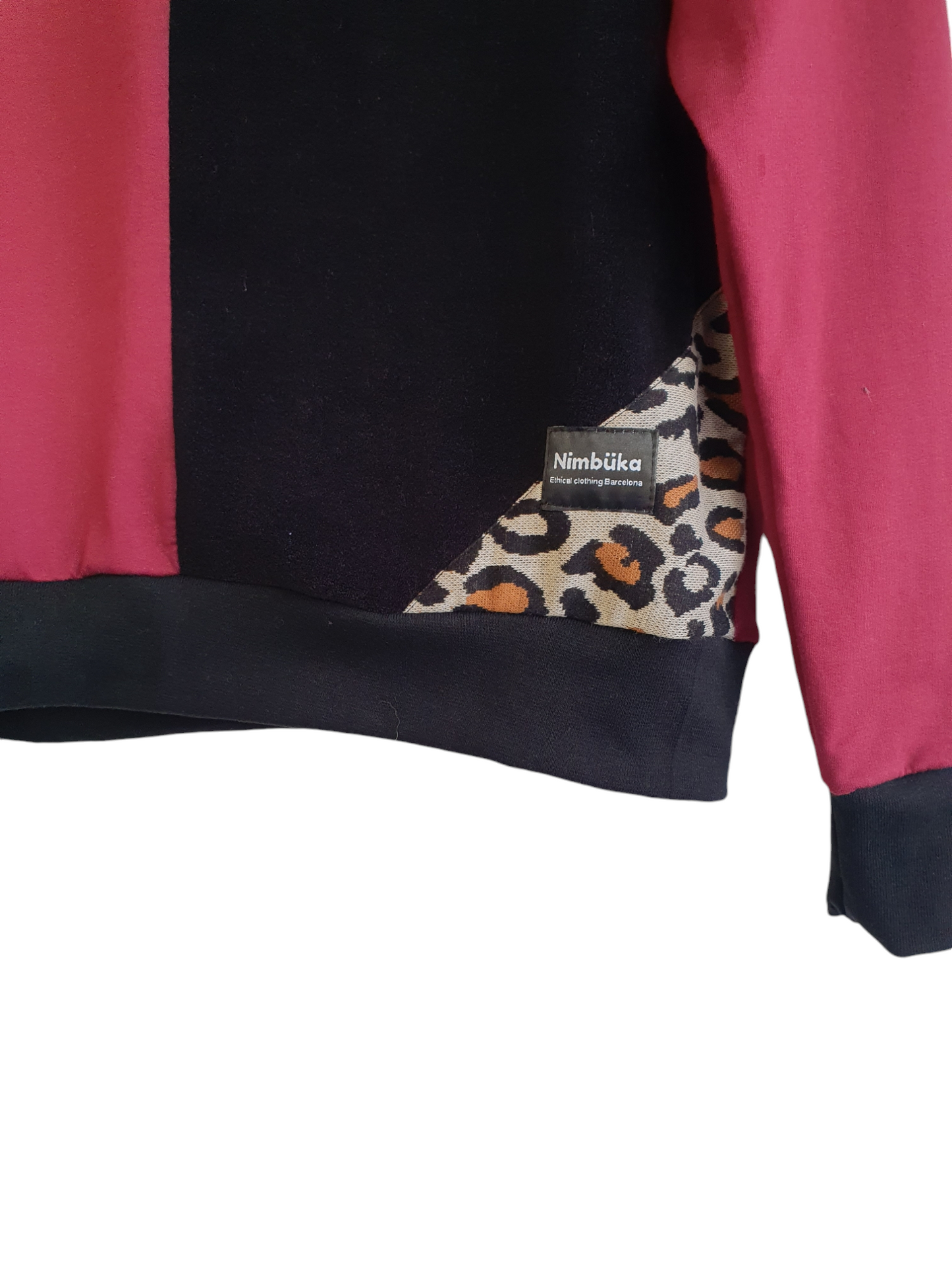 Sudadera Mix leopardo