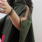 Poncho verde caqui