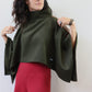 Poncho verde caqui